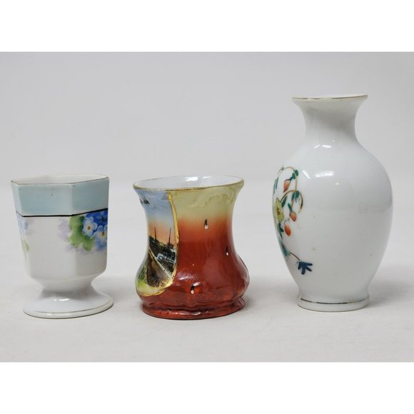 Lot Of 3 Vintage 1Noritake 1Import, 1China Mini Vases‎ Flowers Oskarshamn - Picture 3 of 16